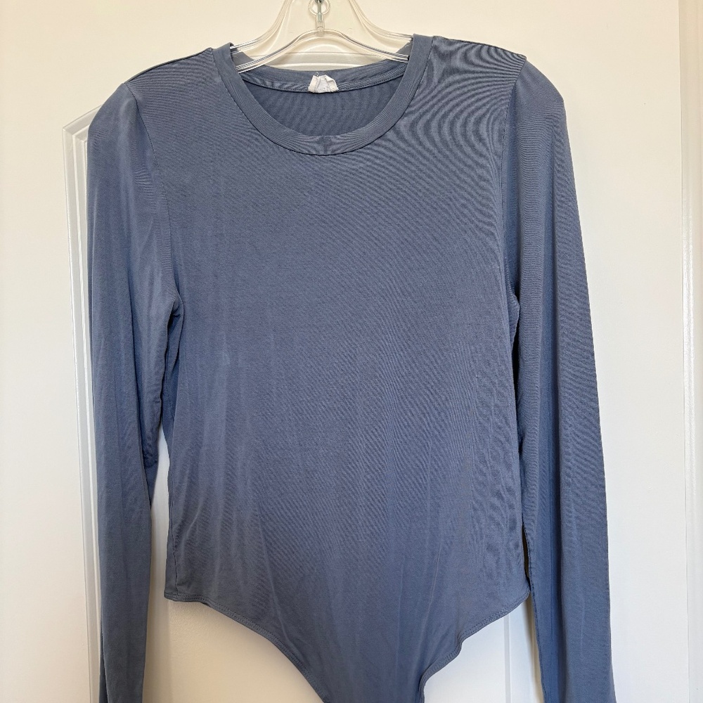 Wilfred body suit in dusty blue